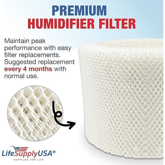 2 Pk Humidifier Filter Replacement HWF75 Wick Filter D Compatible Holmes Sunbeam - Picture 8 of 9